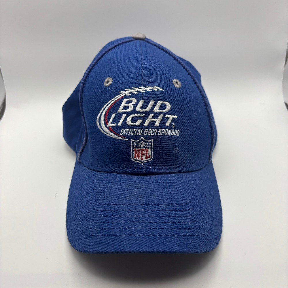 Bud Light NFL Official Beer Sponsor Blue Adjustable Hat